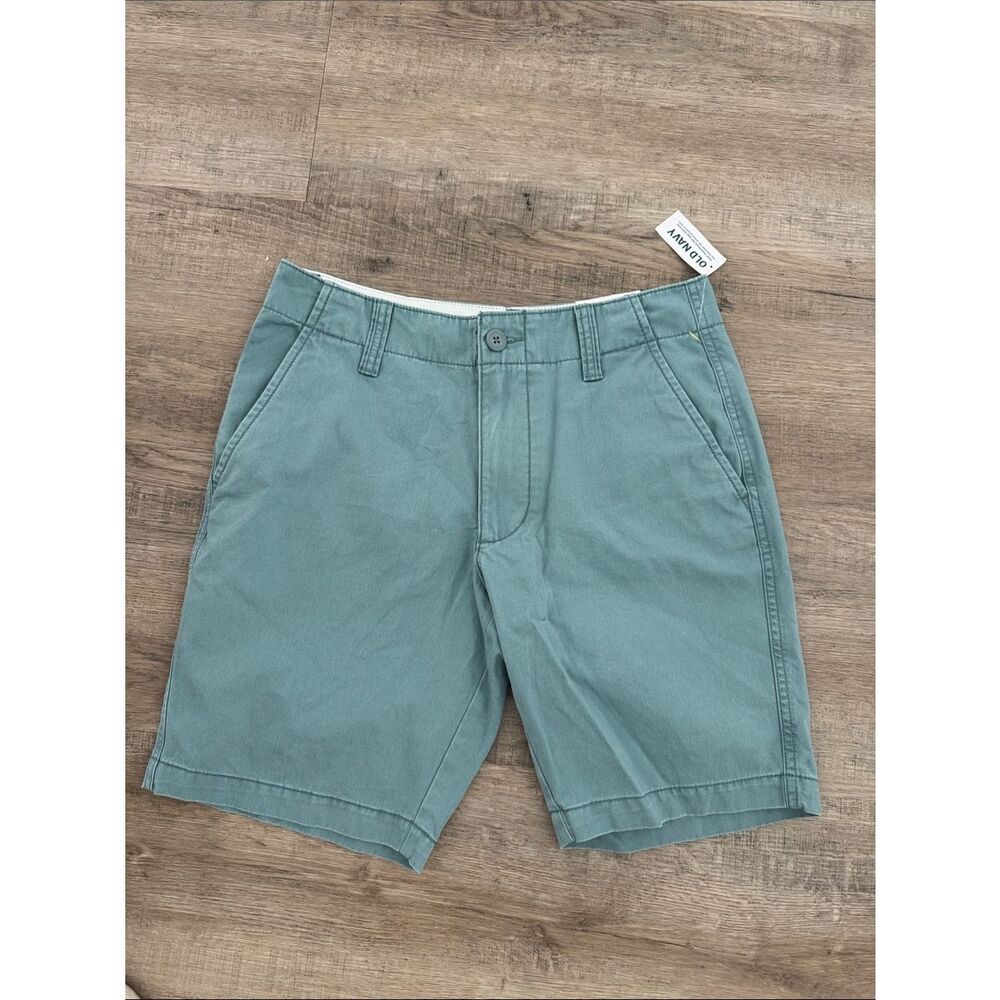 Old Navy Men's Seafoam Flat Front Shorts